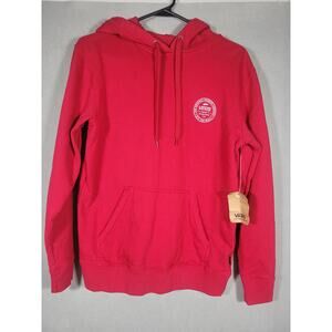 Vans "Established 66'" Pullover Hoodie Chili Pepper Red Adult Size XS